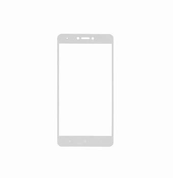 Защитное стекло 3D, 5D, 9D, 10D, 11D для Xiaomi Redmi Note 4X, белый (без упаковки)