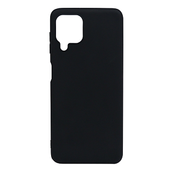 Силиконовый чехол "LP" для Samsung Galaxy M22 TPU, черный, непрозрачный (европакет)