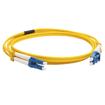 Оптический патч-корд NM дуплексный LC/UPC-LC/UPC, SM G.652D, 3.0 мм, желтый, 2.0 м