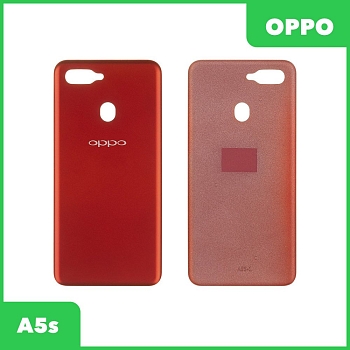 Задняя крышка для OPPO A5s (CPH1909) (красный)