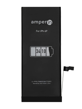 Аккумулятор (батарея) Amperin для телефона Apple iPhone 6 Plus, 3.82В, 3410мАч